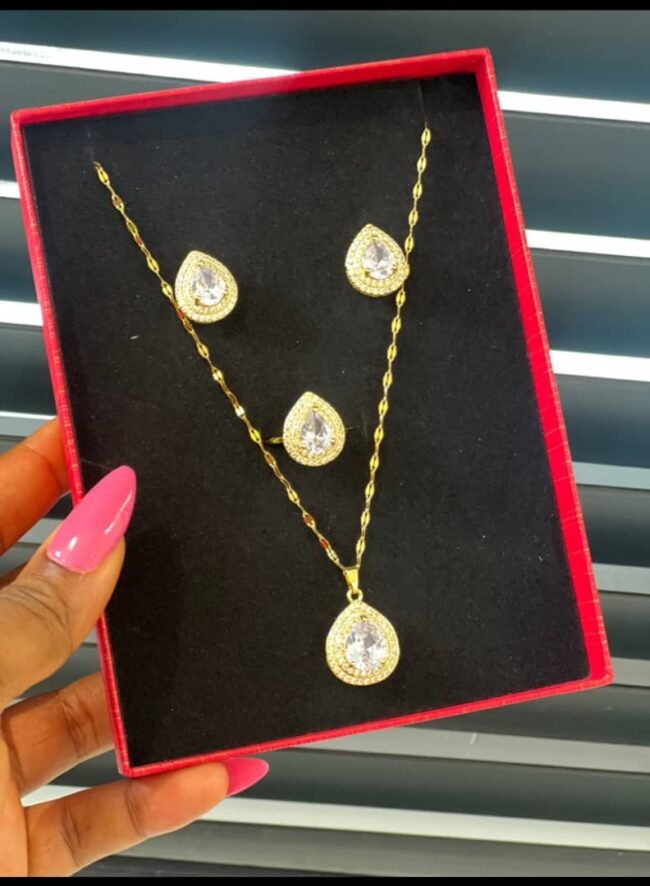 3in1 JEWELRY PACK (EARRINGS,NECKLACE AND RING )