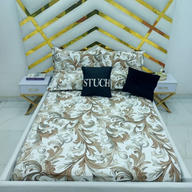100% EGYPTIAN COTTON BROWN ROYAL EXTRALARGE BEDSHEET