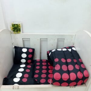 007 COLOR POLKA BABY COT SET