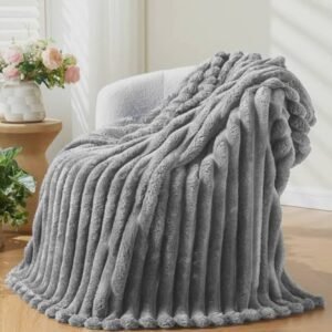 ASH SOFT LUXURIOUS FLANNEL BLANKET (96/108 INCHES) KING SIZE