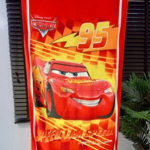 95 CAR RACE KIDS LARGE TOWEL 28/51 INCHES