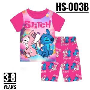 HS-003B PINK STITCH AGE 5 PYJAMAS