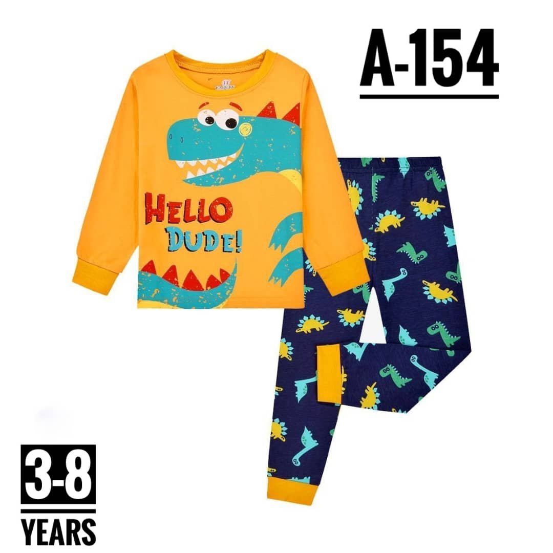 A-154 HELLO DUDE AGE 5 PYJAMAS