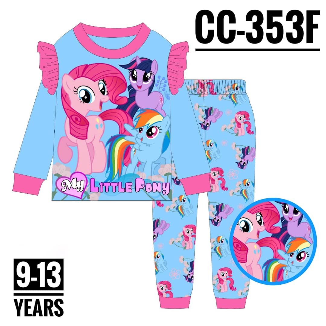 CC-353F LITTLE PONY AGE 12 PYJAMAS