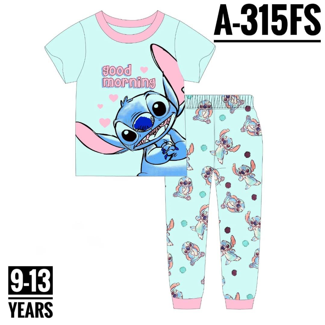 A-315FS BLUE STITCH AGE 12 PYJAMAS