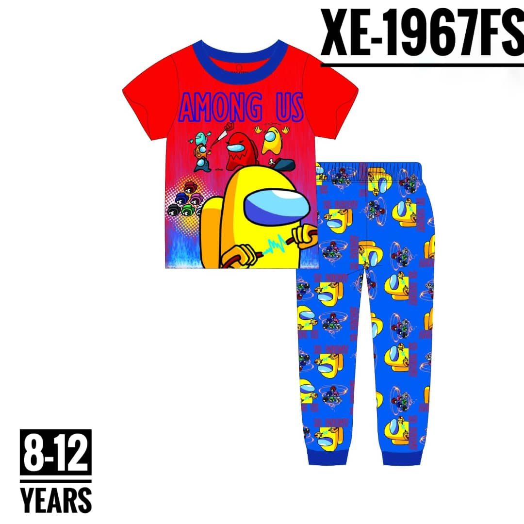XE-1967FS RED AMONG US AGE 12 PYJAMAS