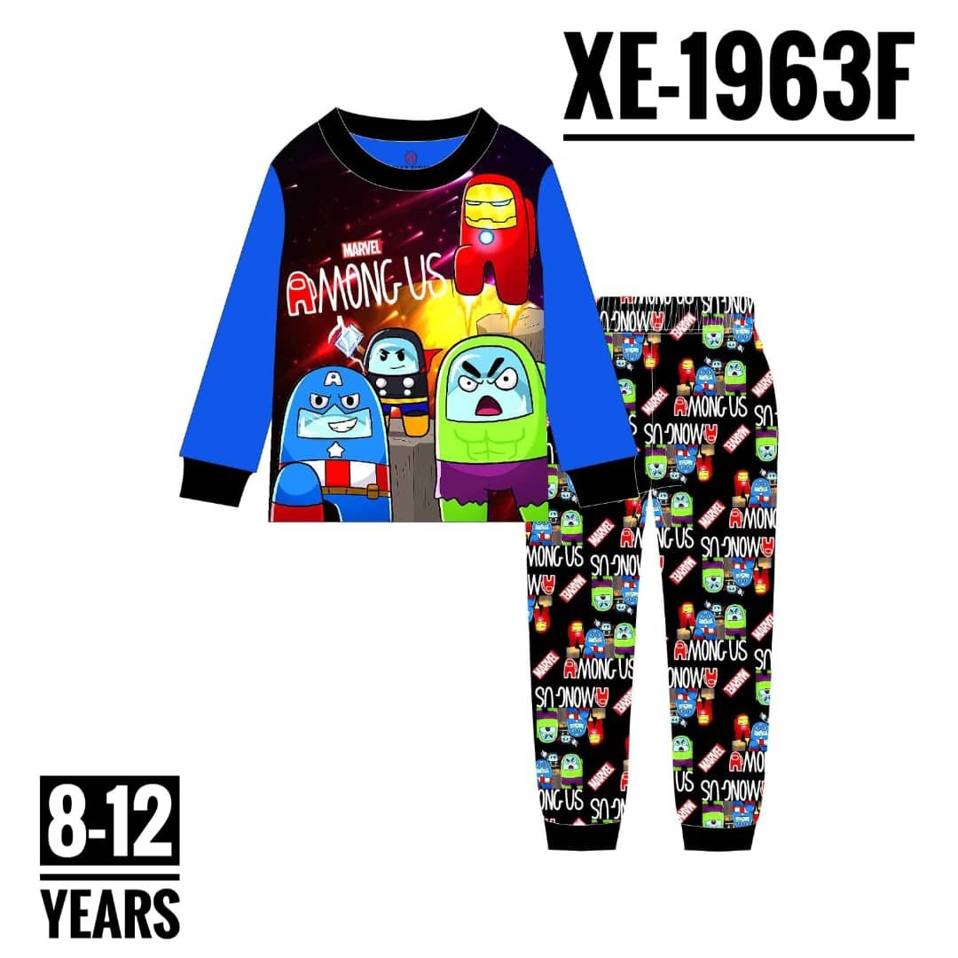 XE-1963F AMONG US AGE 12 PYJAMAS