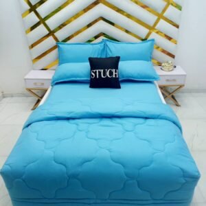 PLAIN BLUE 7/7 BEDSHEET