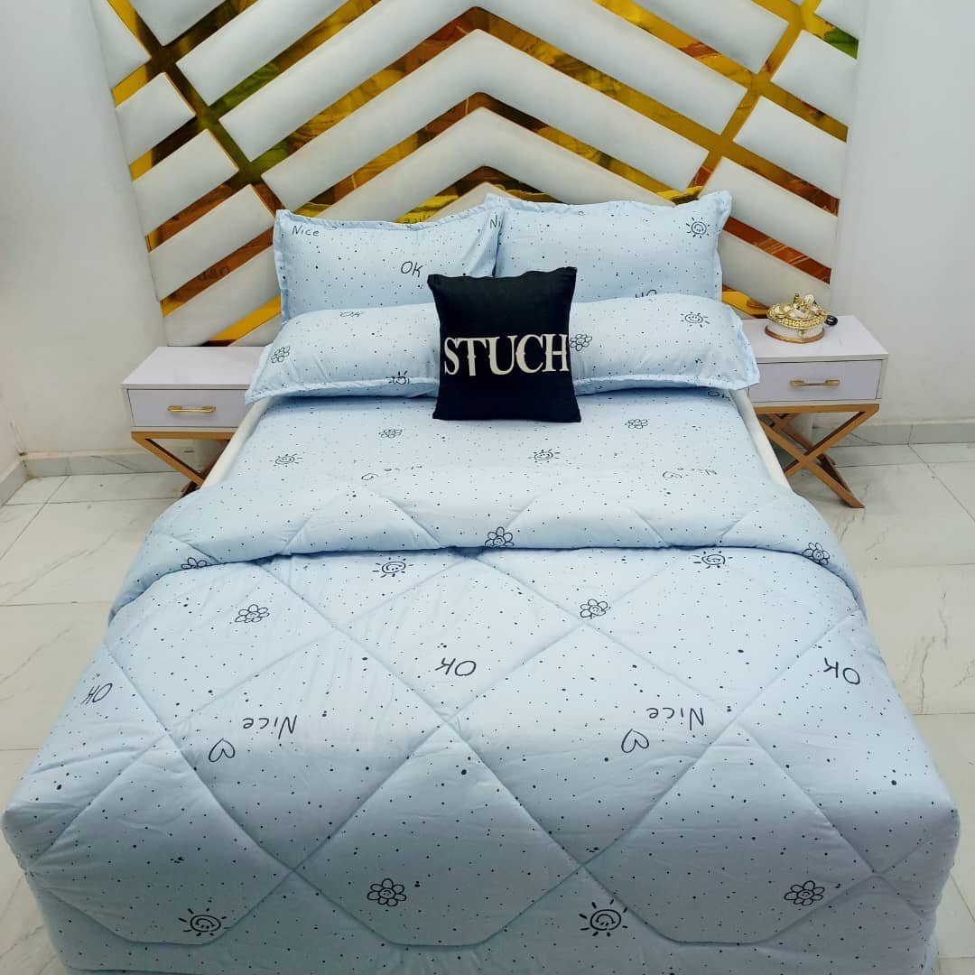 NICE BLUE 7/7 DUVET SET