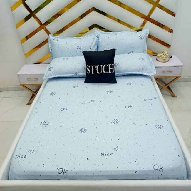 SLL3 NICE BLUE 7/7 BEDSHEET