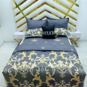 100% EGYPTIAN COTTON ROYAL GREEN 7/7 DUVET SET