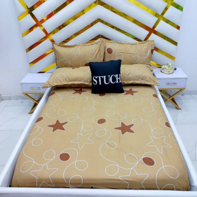 SFL6 BROWN STAR  7/7 BEDSHEET