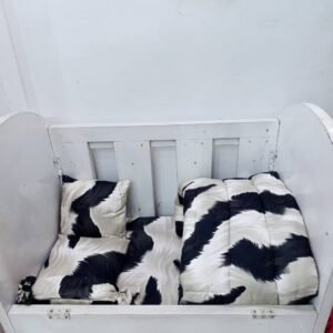 055 BEIGE DREGE BABYCOT SET