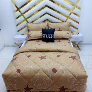 BROWN STAR 7/7 DUVET SET