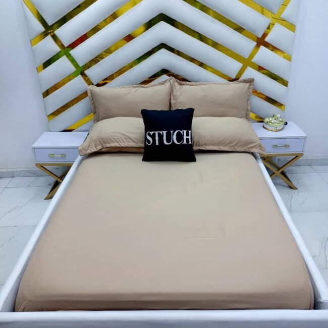 PLAIN BROWN 7/7 BEDSHEET