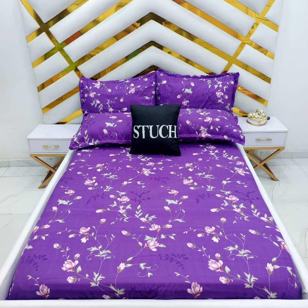 SLL5 PURPLE SPROUT  7/7 BEDSHEET