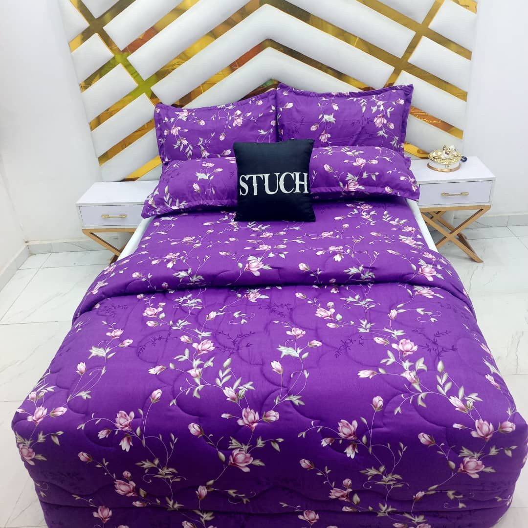 PURPLE SPROUT 7/7 DUVET SET