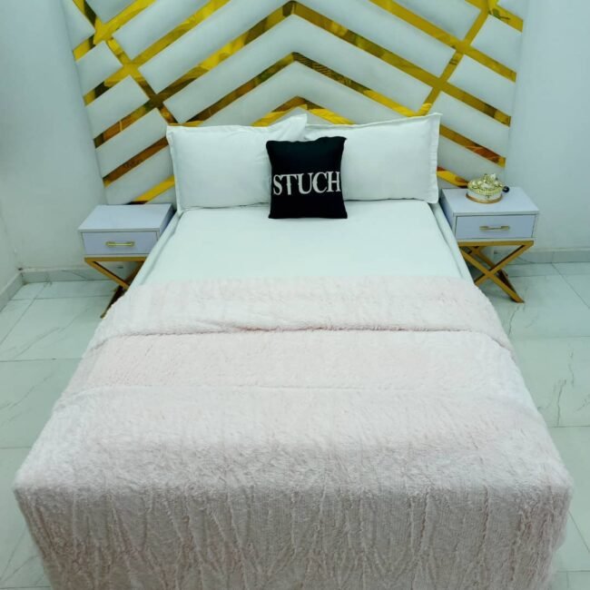 BABY PINK FUR DUVET ONLY