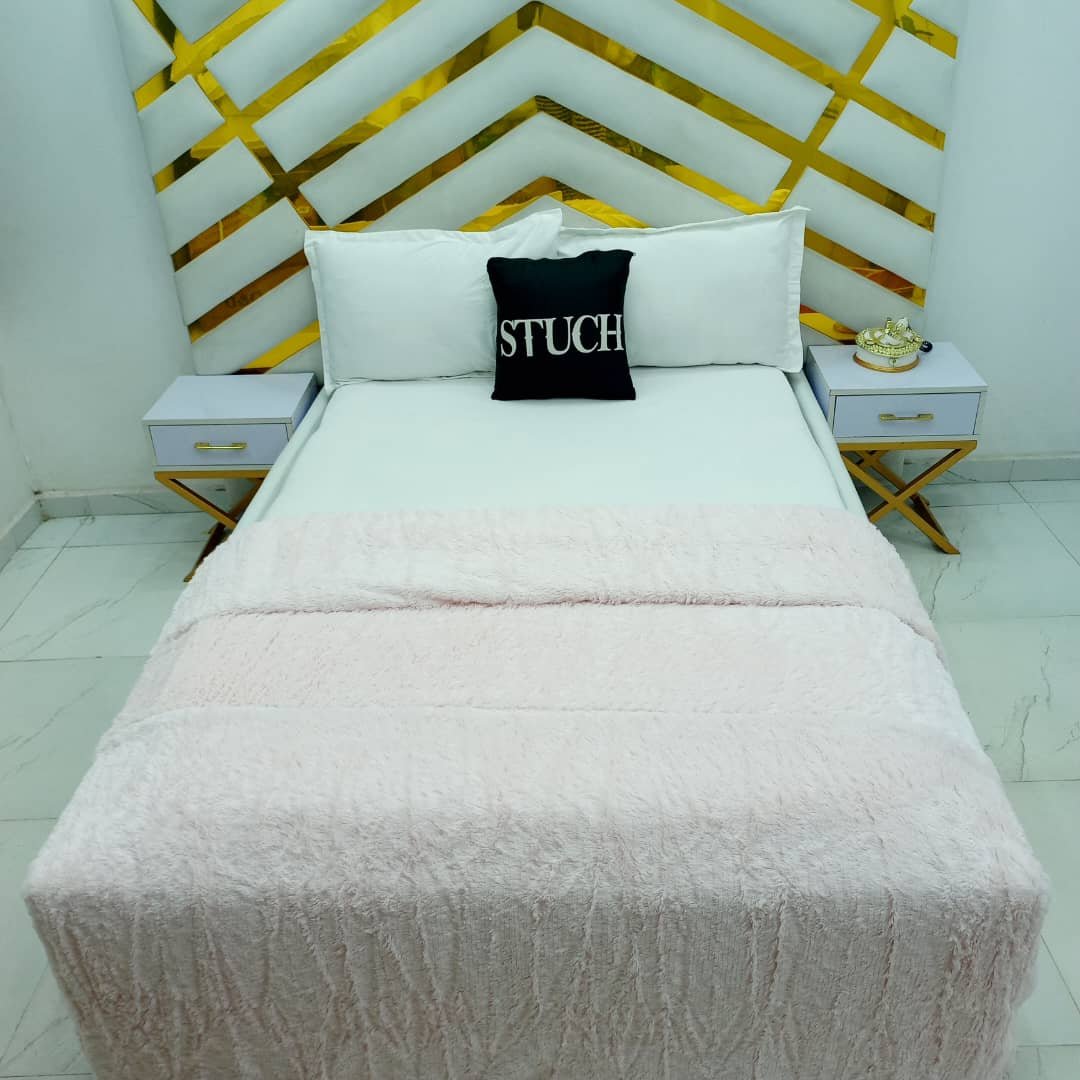 BABY PINK FUR DUVET ONLY