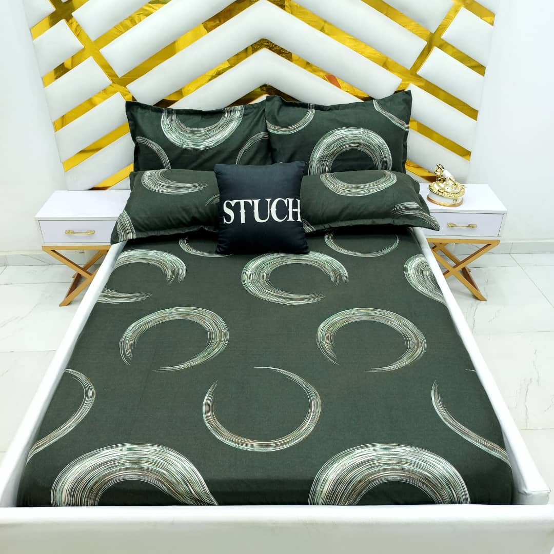 SCL3 BLACK OVAL 7/7 BEDSHEET