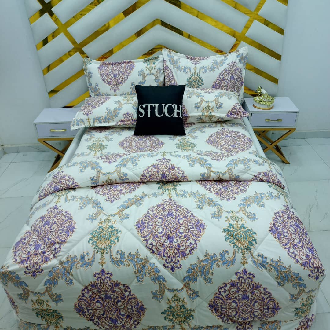 PURPLE CREAM ROYAL 7/7 DUVET SET
