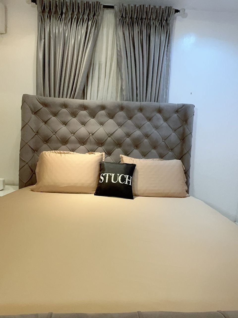 EGYPTIAN STANDARD 100% COTTON PLAIN BROWN 7 by 7 BEDSHEETS