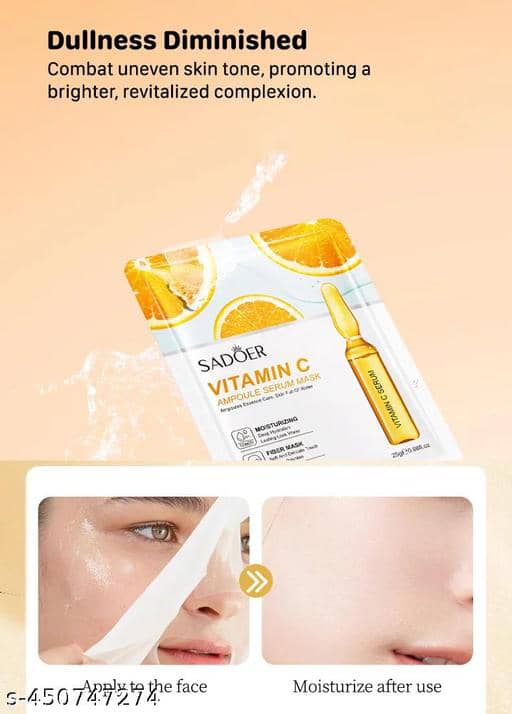 VITAMIN C AMPOULE SERUM MASK