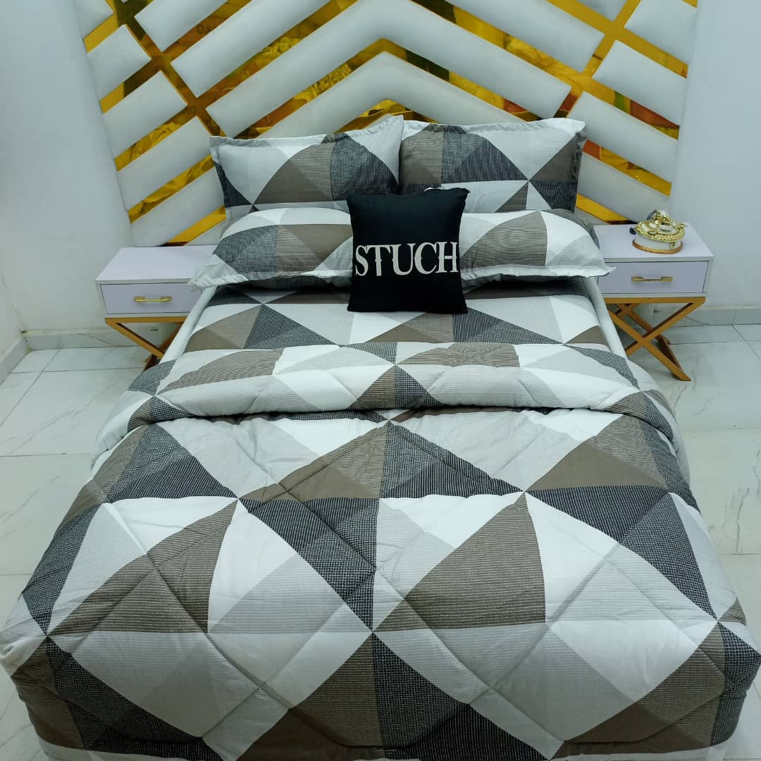 GRAY TARTAN 7/7 DUVET COVER ONLY