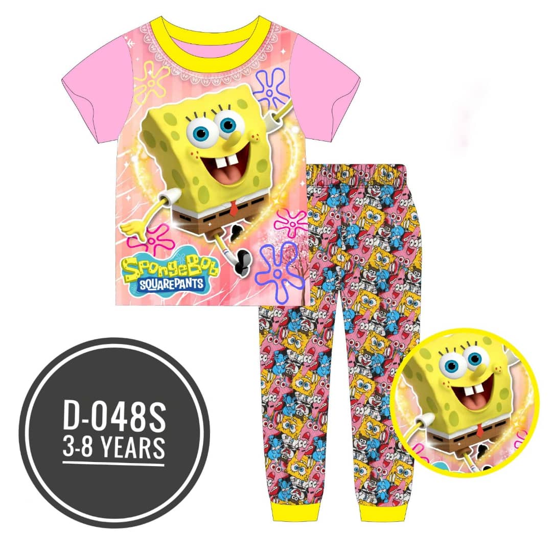 D-048S SPONGEBOB AGE 6 PYJAMAS