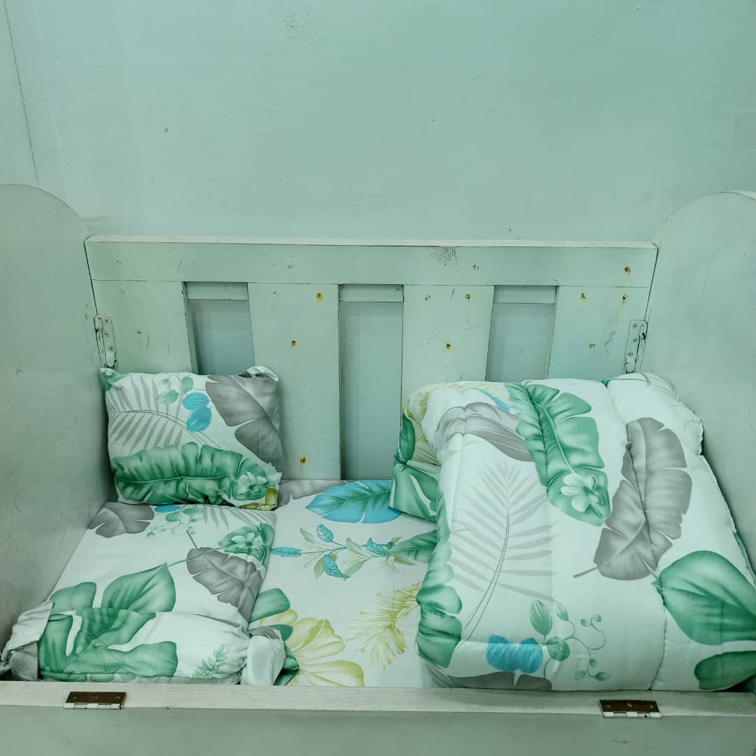 085 GREEN MAPLE BABYCOT SET