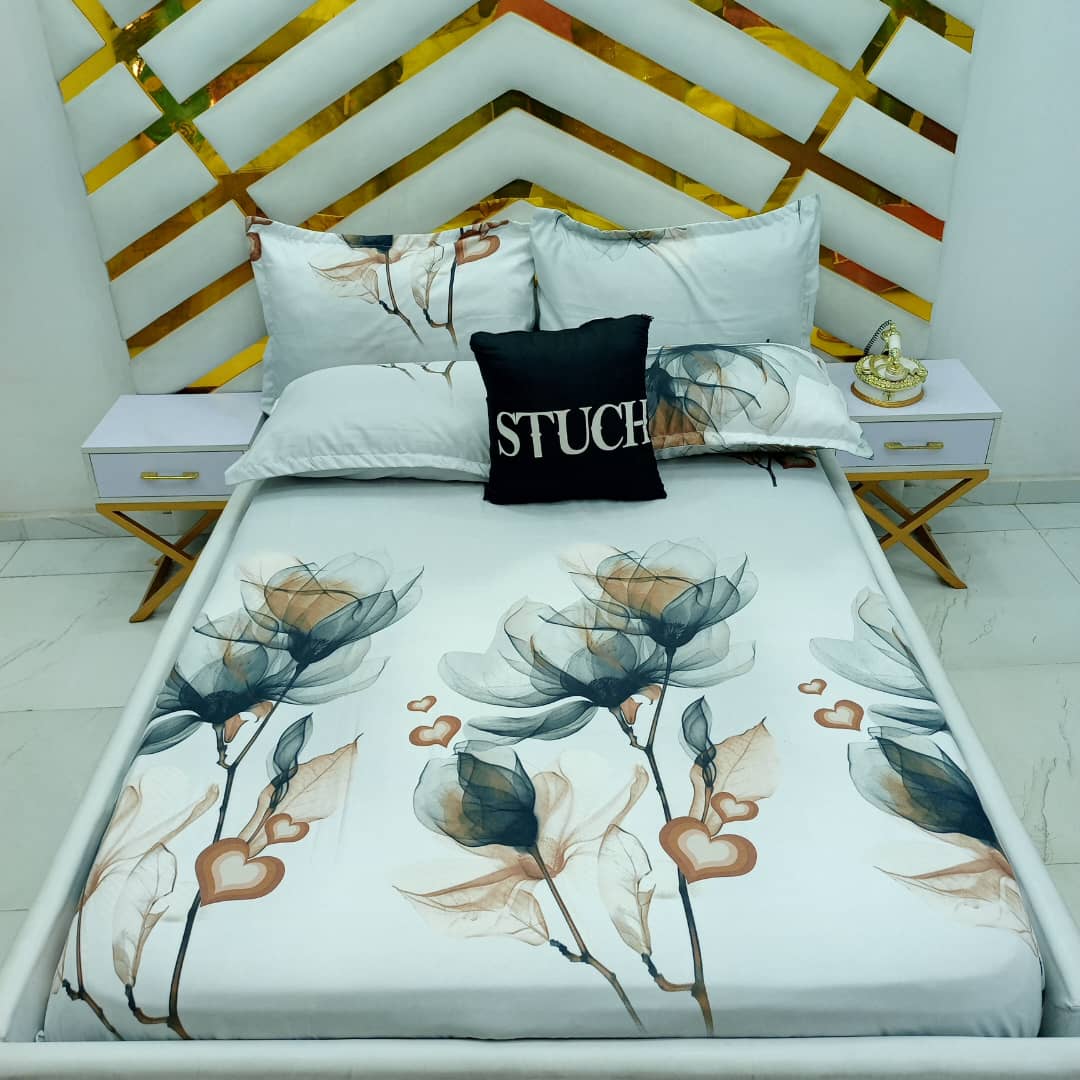 SEL5 WHITE STEM  7/7 BEDSHEET