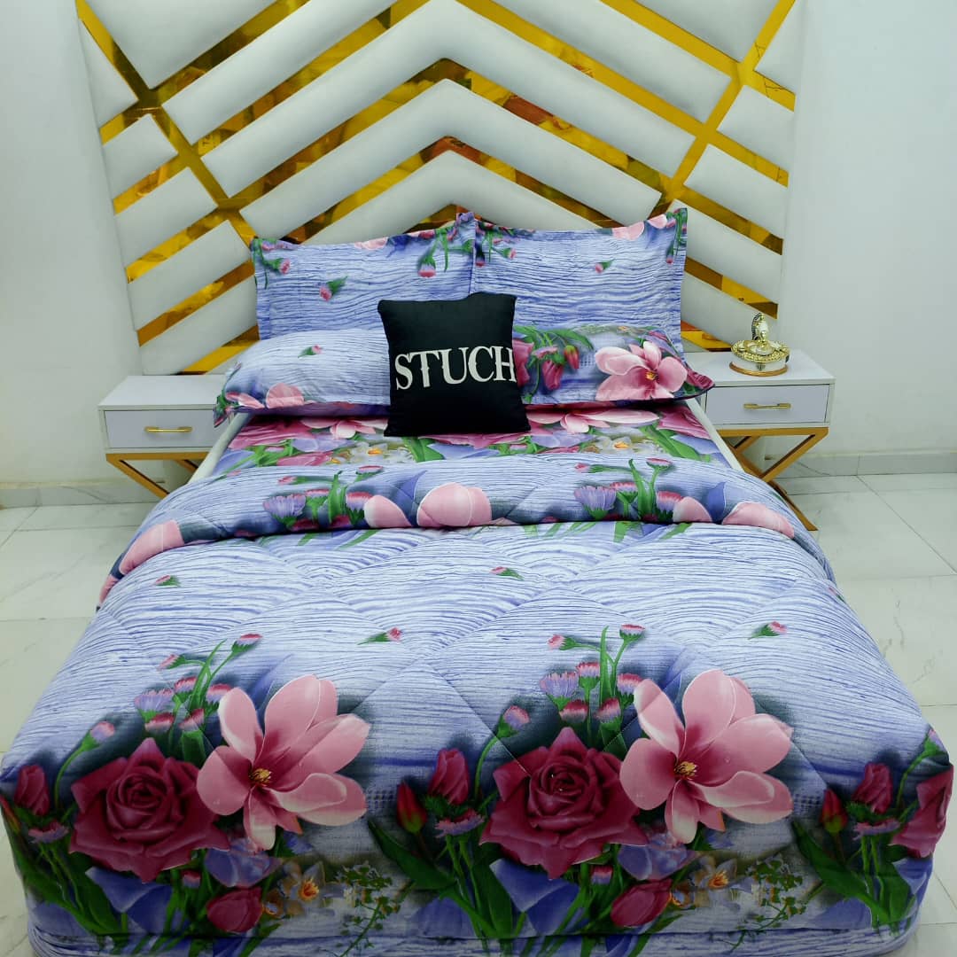 PINK ROSE 7/7 DUVET SET