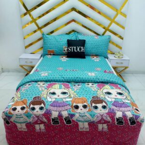PINK LOL SURPRISE 3/6 DUVET SET (WITH ONE PILLOWCASE)