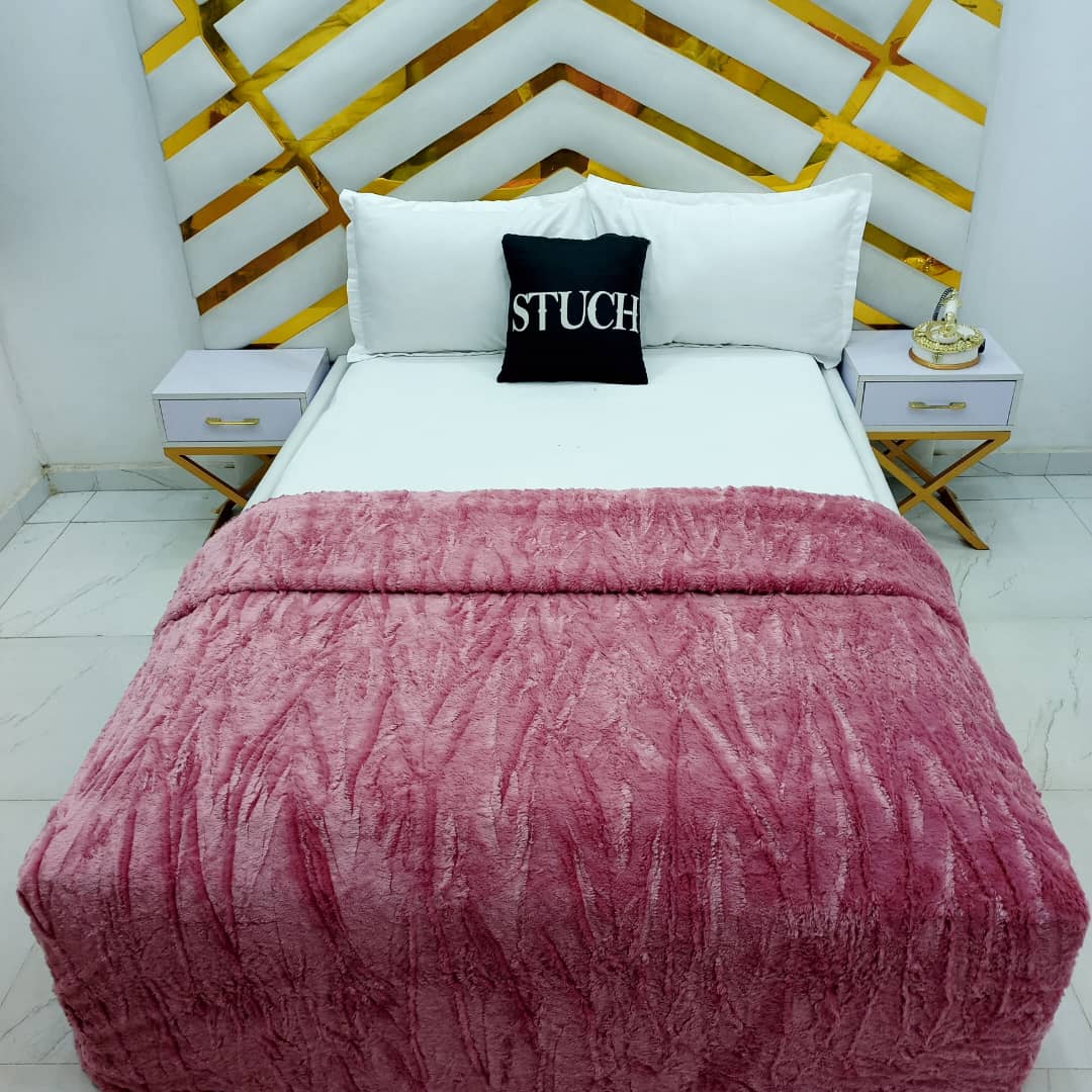 CABERNET PEACH FUR DUVET ONLY