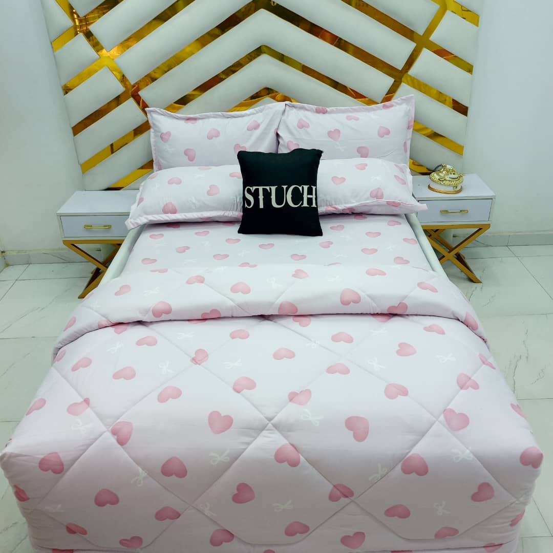 PINK RIBBON 7/7 DUVET SET