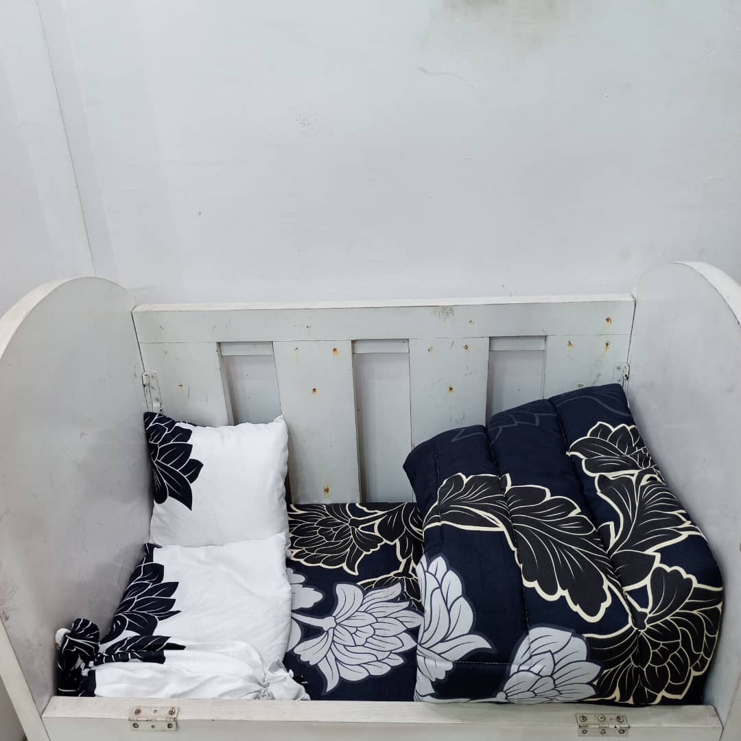 204 ASH YELLOW LEAF BABYCOT SET