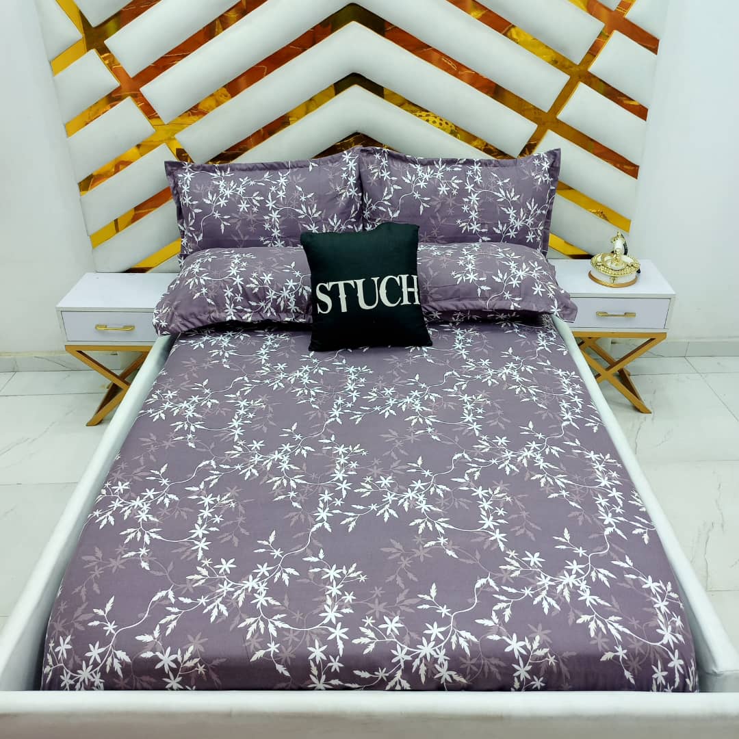 LILAC LILFLOWER 4/6 DUVET SET (WITH TWO PILLOWCASES)