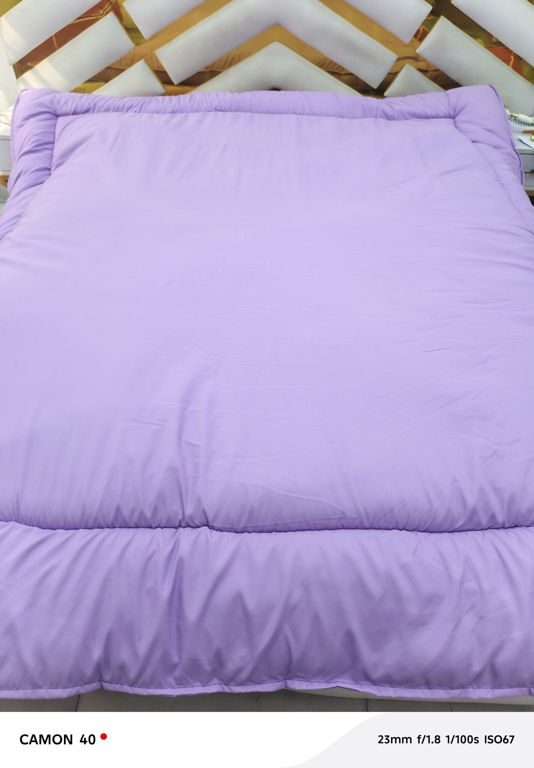 5/6 LILAC NEW MATTRESS TOPPER 3 INCH THICK  (Size 60/75 inches)