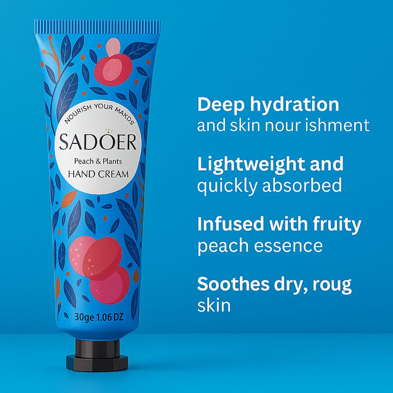 SADOER PEACH 30g MINI HAND CREAM