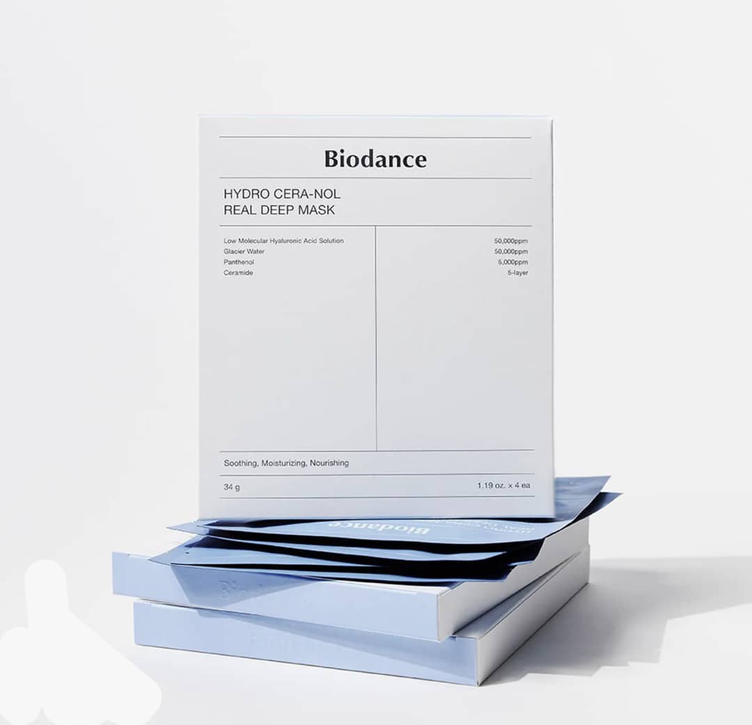 VIRAL BIO DANCE HYDRO CERA-NOL COLLAGEN FACIAL MASK (4IN1 CARTON)