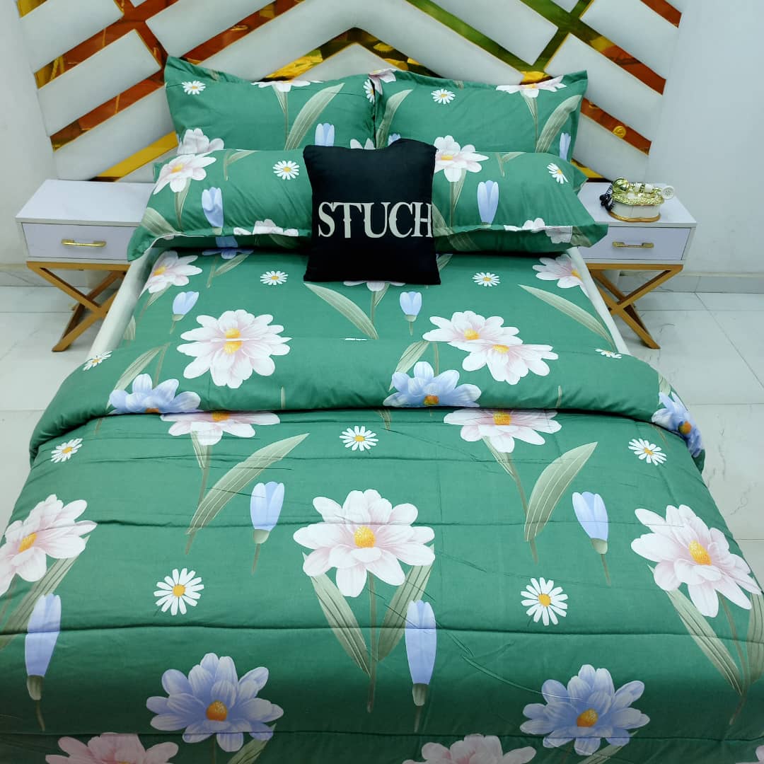 GREEN TULIP 7/7 DUVET SET