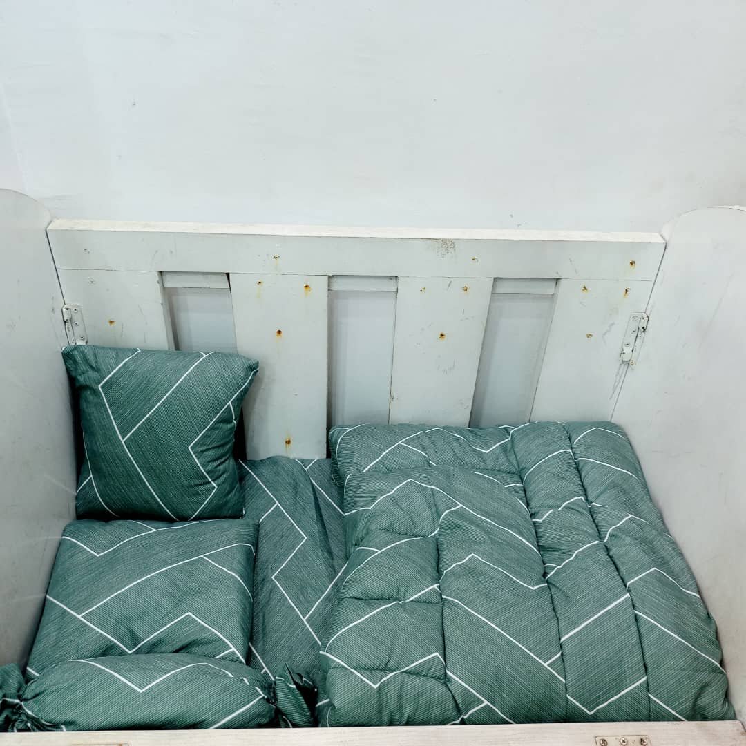 027 GREEN LINE BABYCOT SET