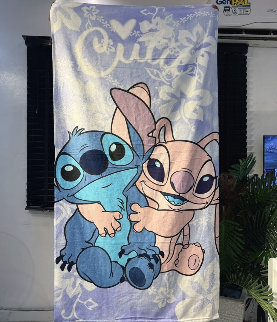 CUTE STITCH KIDS LARGE TOWEL 28/51 INCHES