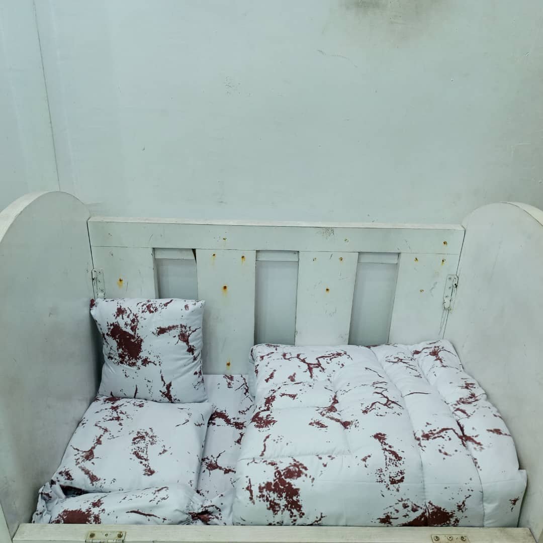 730 COFFE SPLASH BABYCOT SET
