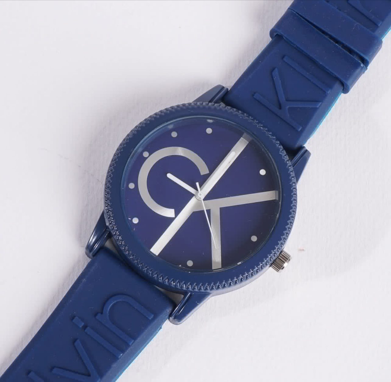 CK blue watch