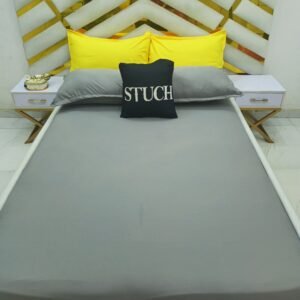 COMBINED PLAIN ASH AND YELLOW 7/7 BEDSHEET (ASH BEDSHEET)