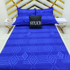 BLUE DIAMOND 4/6 BEDSHEET (WITH TWO PILLOWCASES)