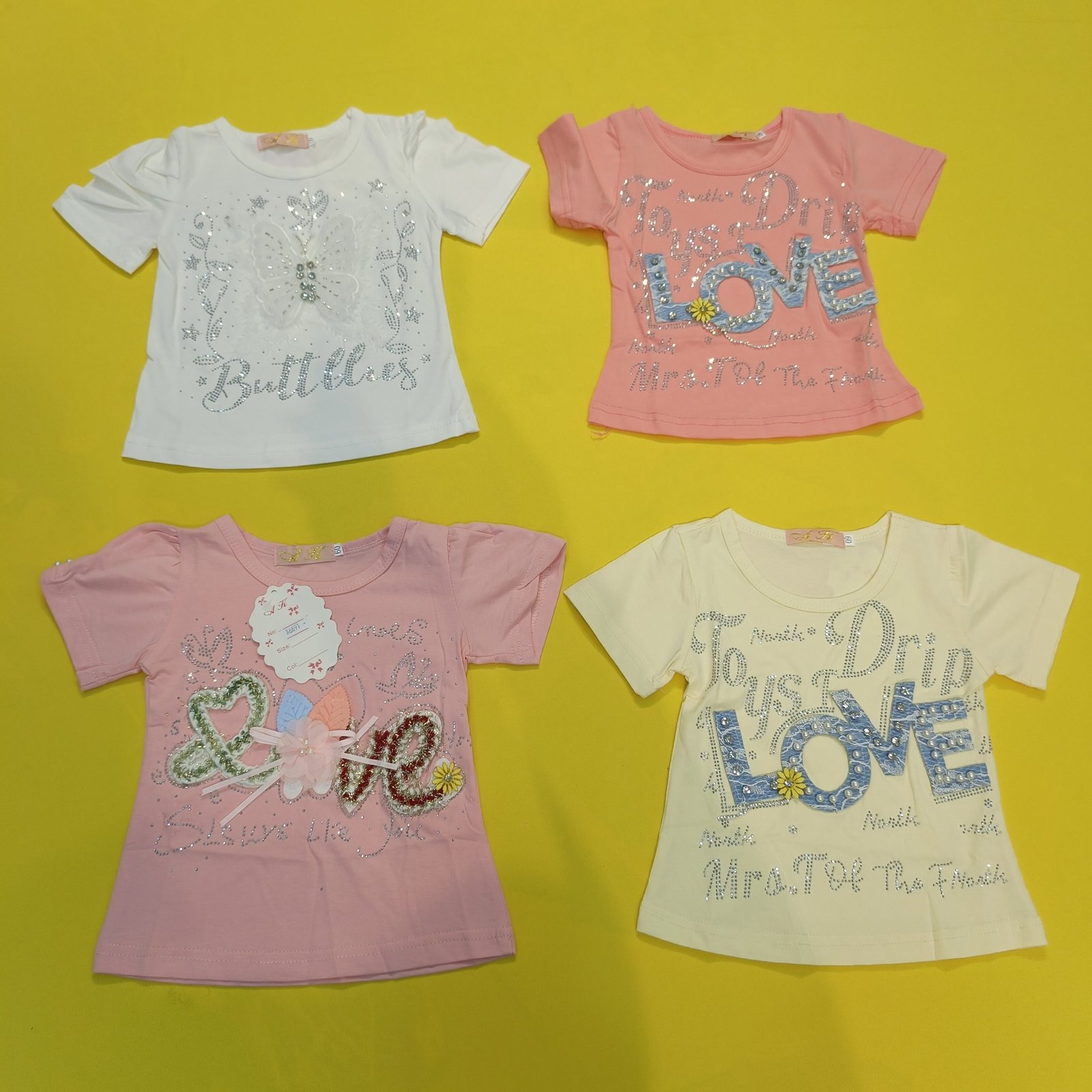 12Month LUXURY STONE KIDS TOP (90cm) 4piece set A002