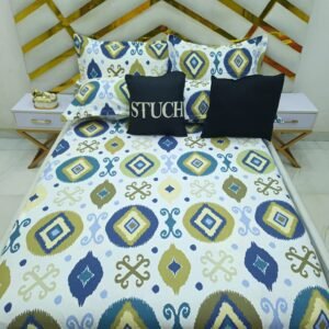 100% EGYPTIAN COTTON WHITE SCALE 7/7 BEDSHEET