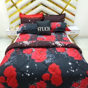 BLACK ROSE 7/7 DUVET SET